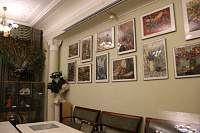 Выставка Олялиной Галины Алексеевны в Каминном зале школы, 2017 год
